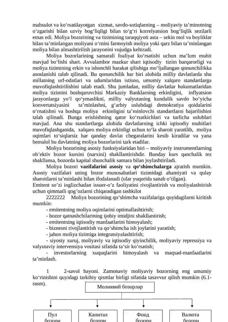 Moliyaviy bozorlar 3