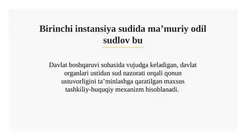 Birinchi instansiya sudida ish yuritish 3