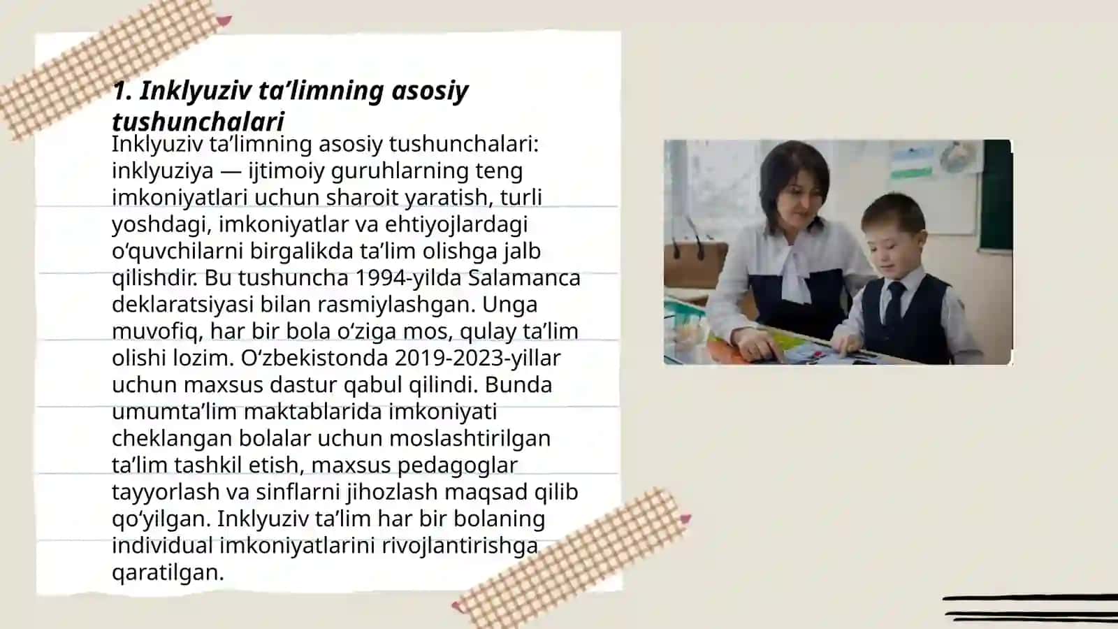 INKLYUZIV TAʼLIMNING MAQSADI VA VAZIFALARI 3
