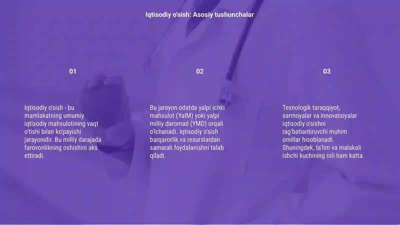 Iqtisodiy o'sishni tushunish 3