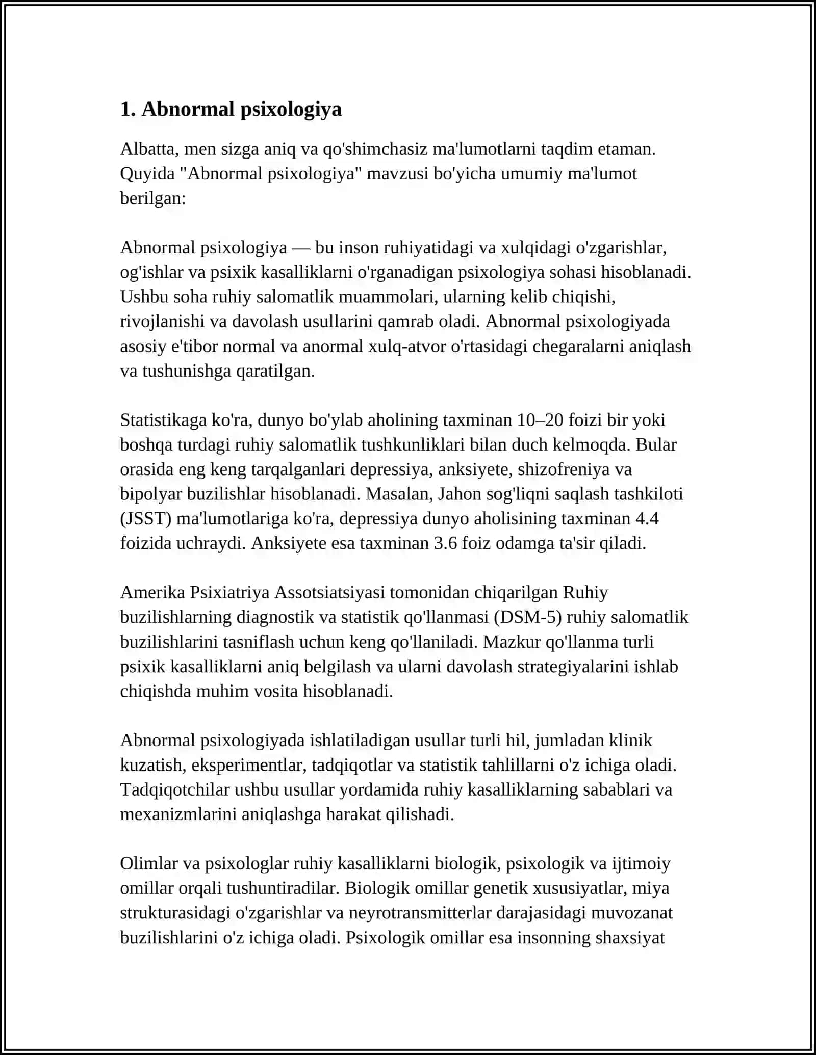 PSIXALOGIYA TARMOQLARI 3