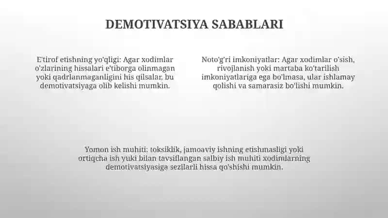 Ish Motivatsiyasi 3