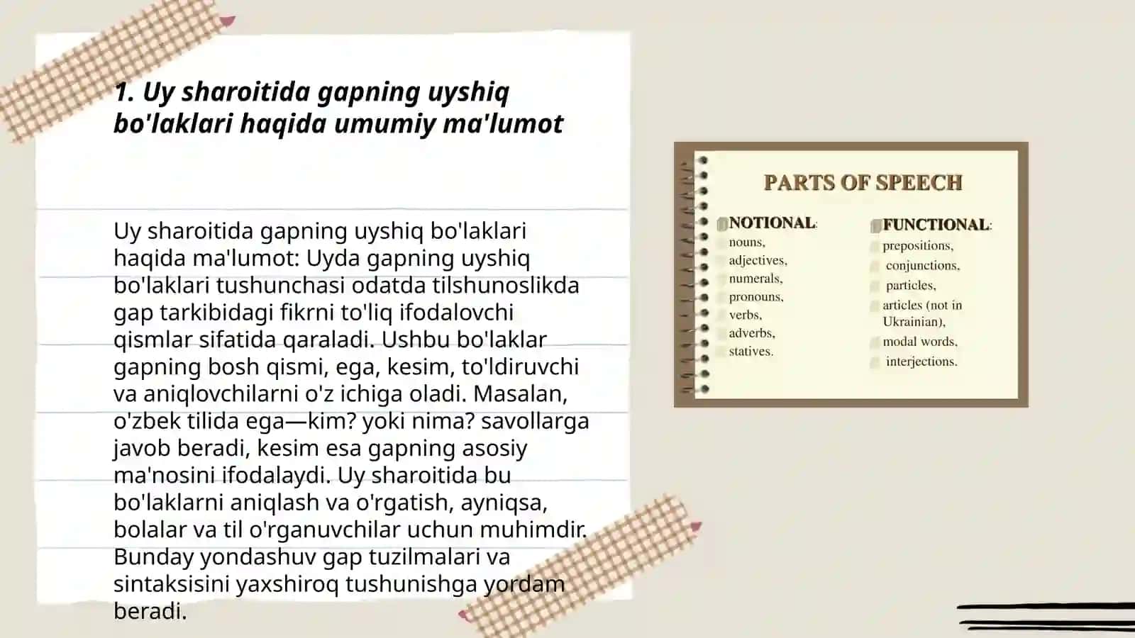 Gapning uyshiq bo'laklari 3