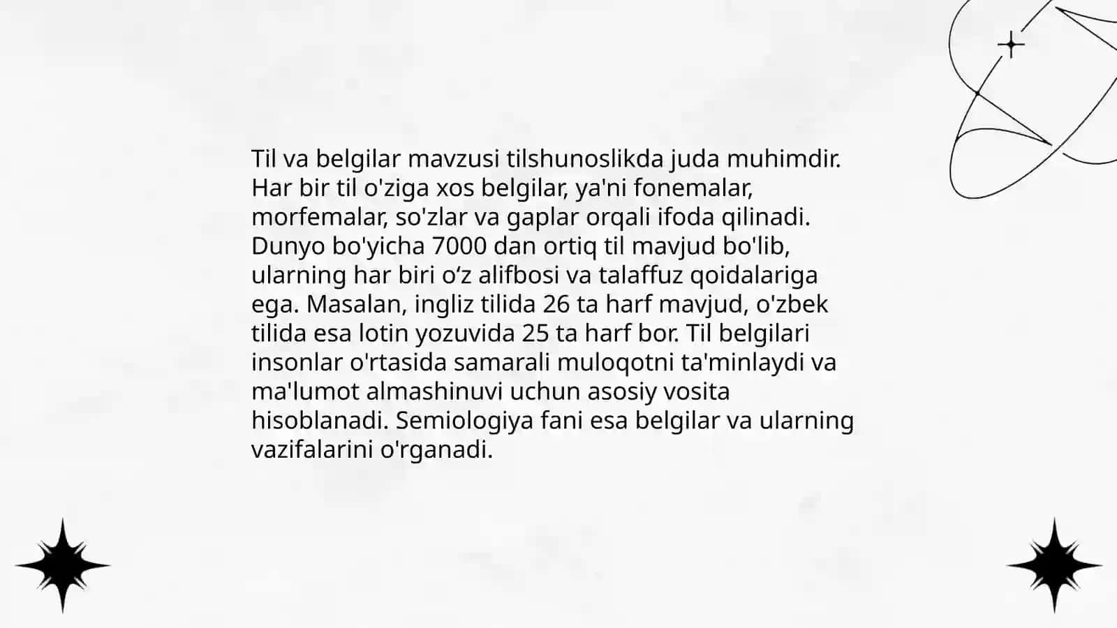 Til va belgilar 3