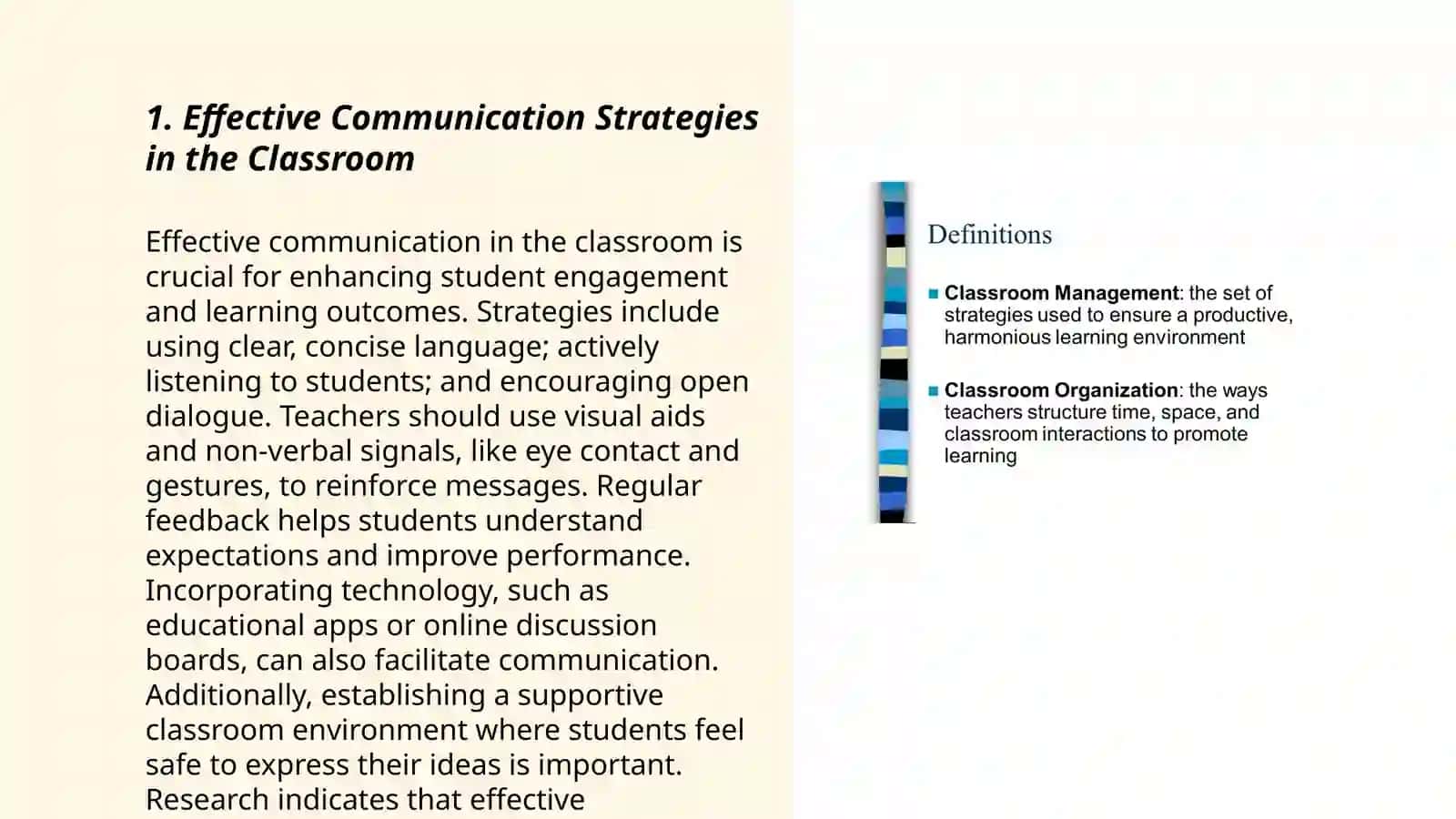 Classroom management 3