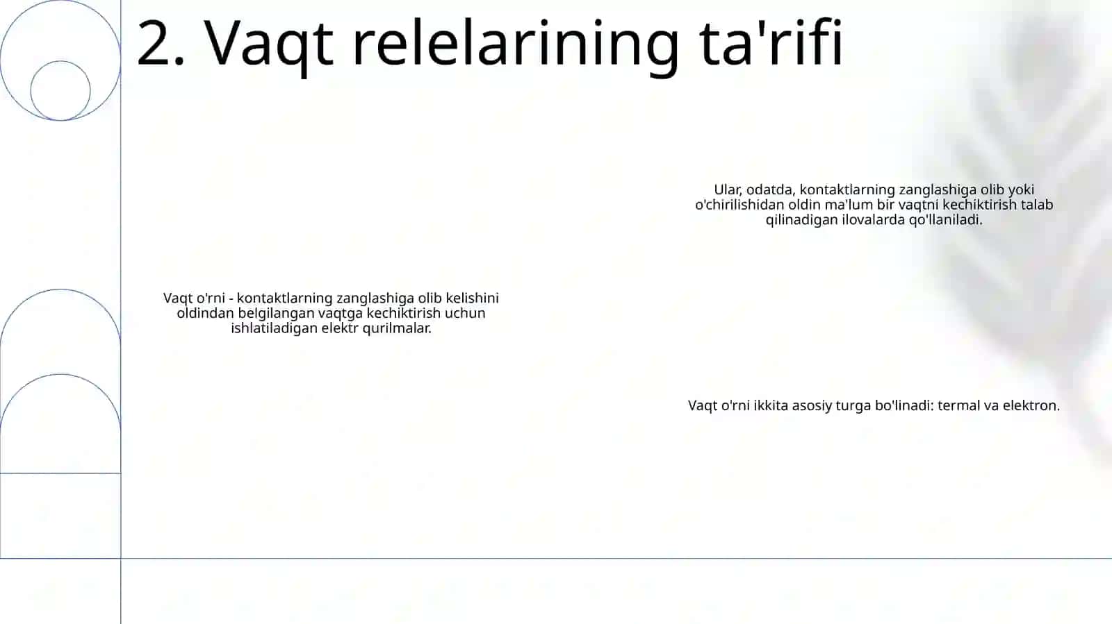Vaqt Va Issiqlik Relelari 3