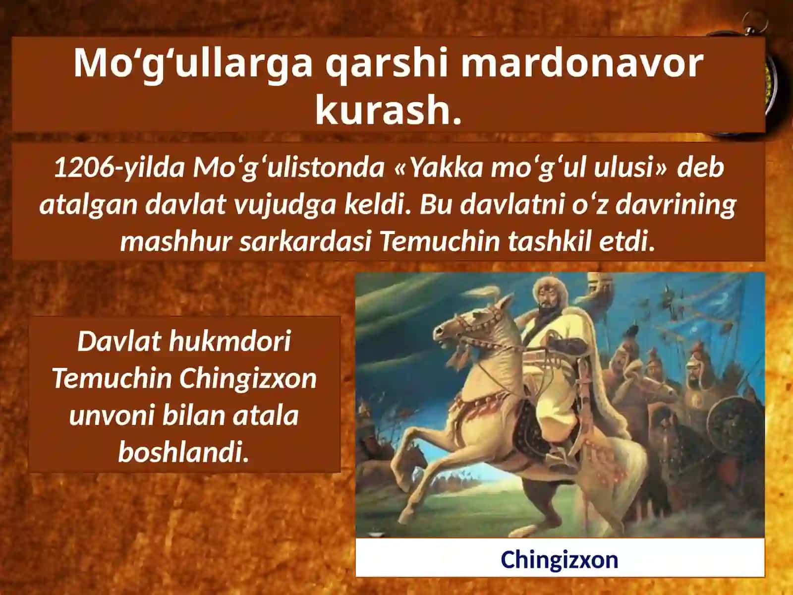 O'zbekistonning eng yangi tarixi fanidan tayyorlagan 1 soatlik dars TAQDIMOTI 3