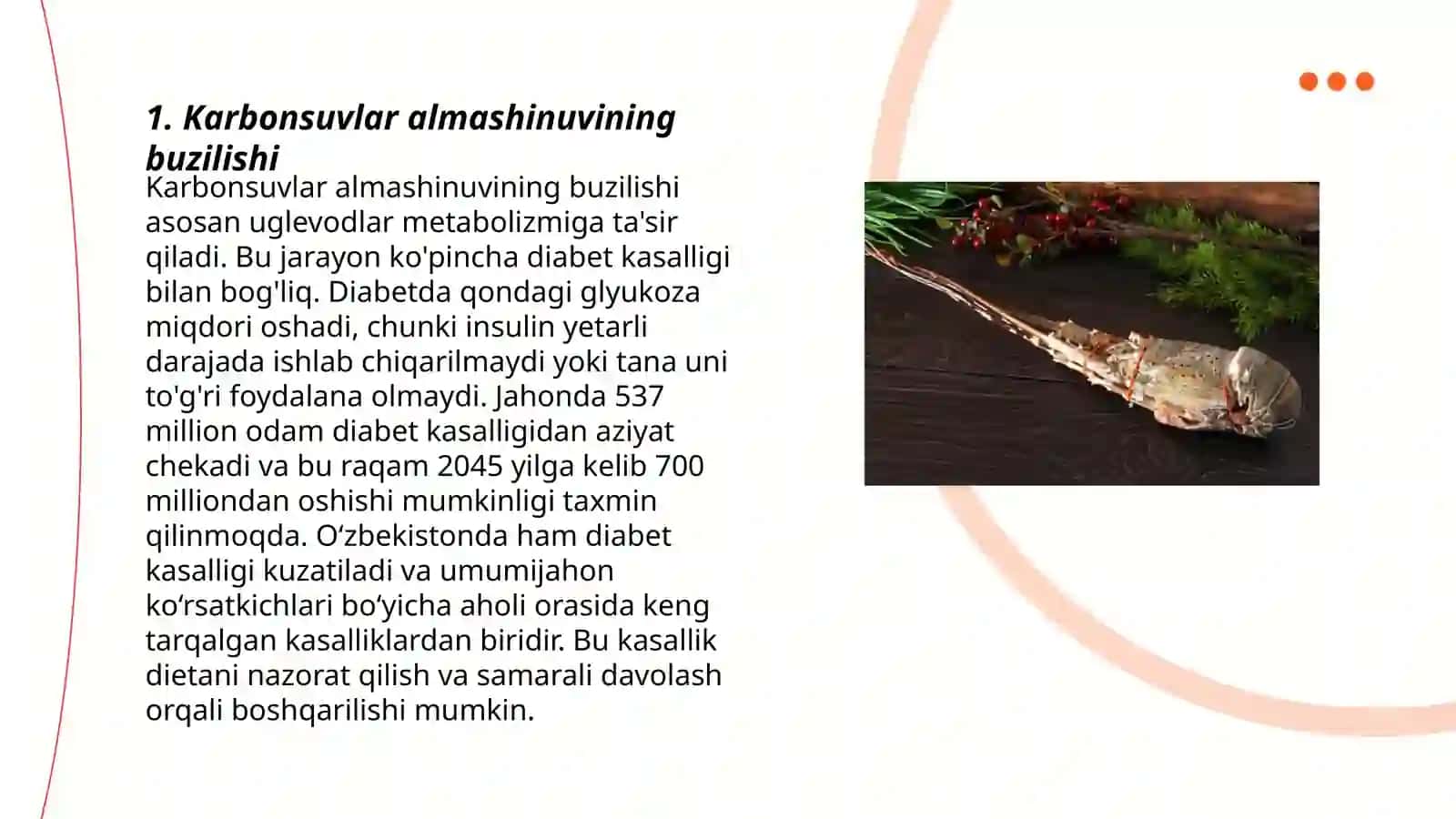 Karbonsuvlar almashinuvining buzilishi 3