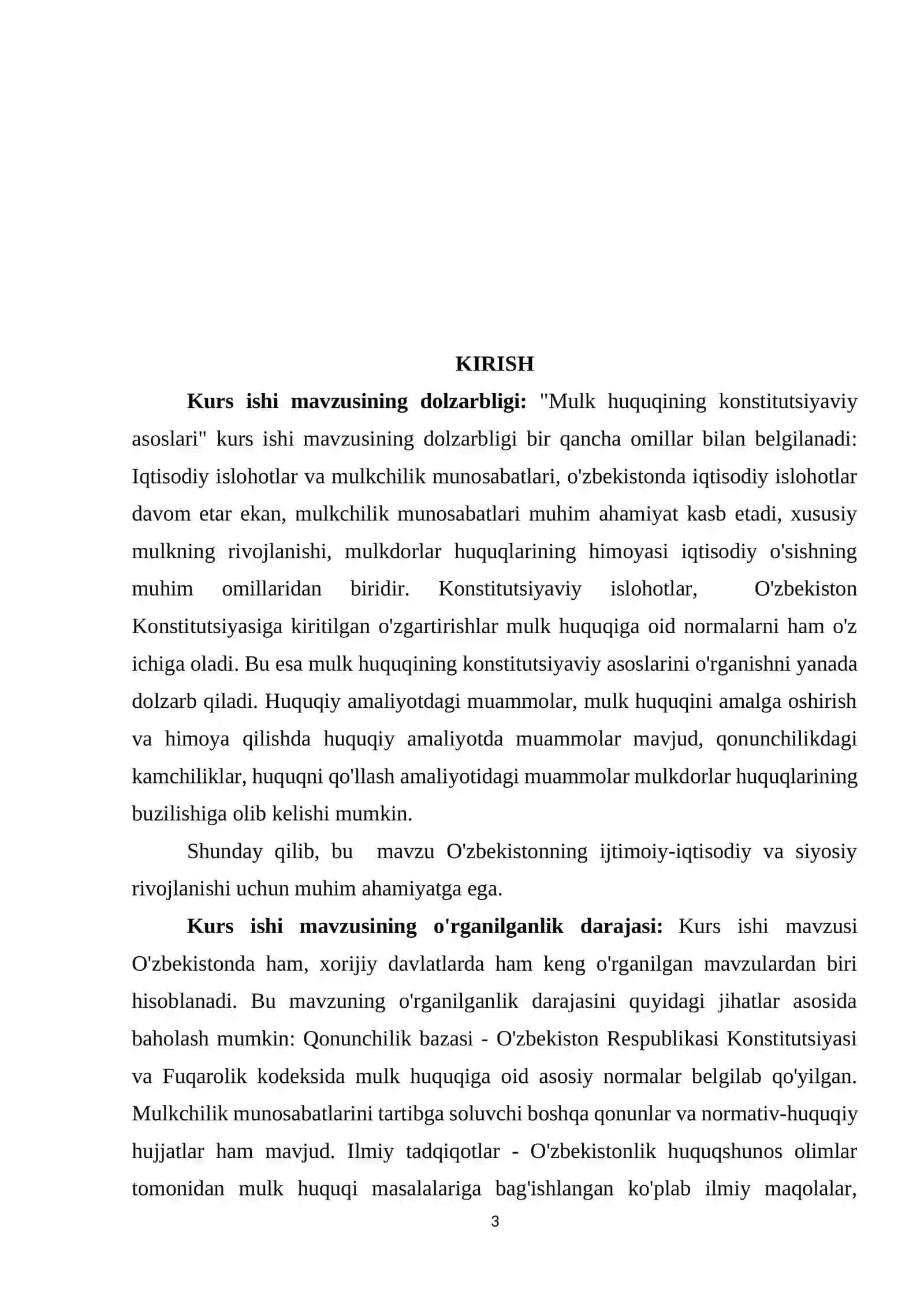 Mulk huquqining konstitutsiyaviy asoslari 3