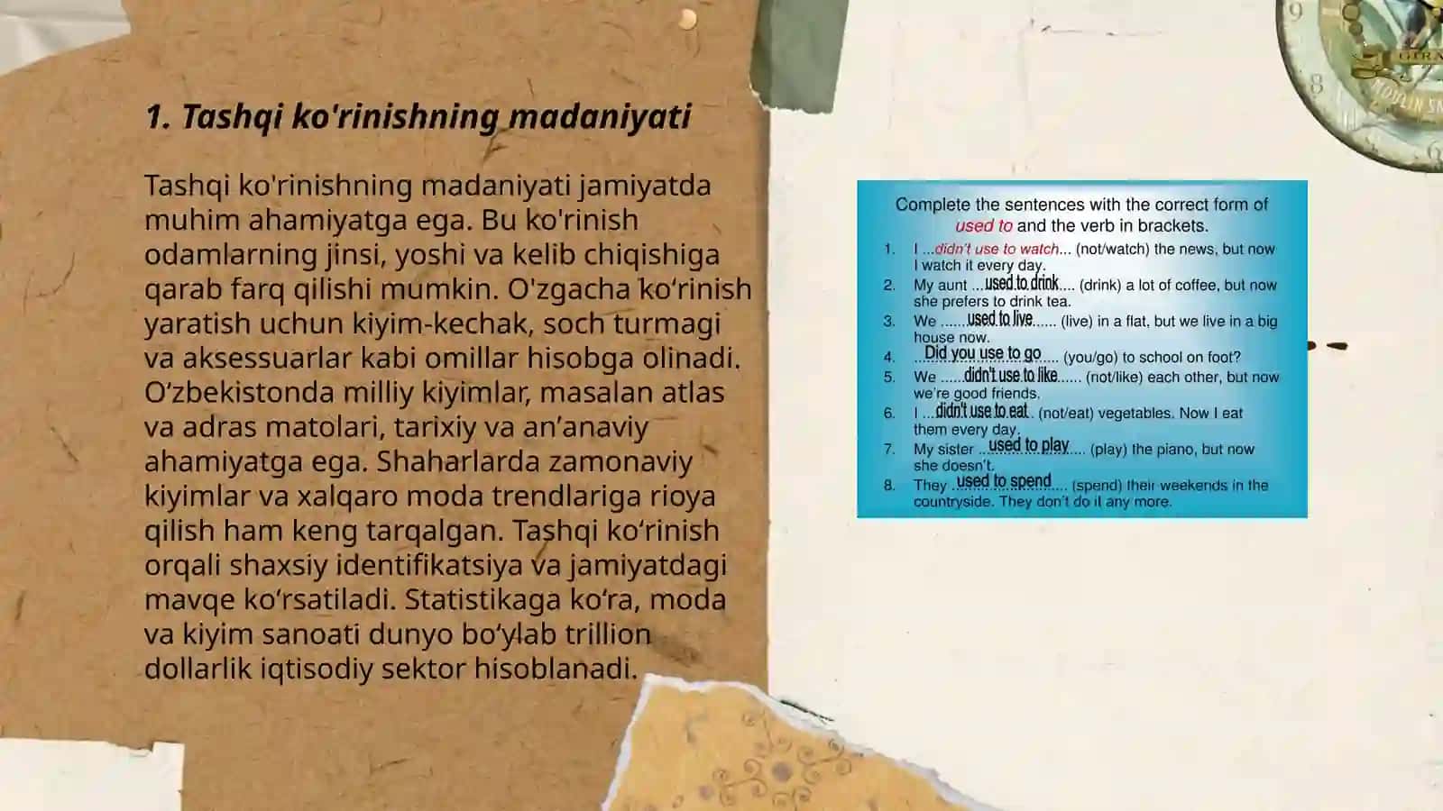 Tashgi ko'rinish odobi va og'zaki bo'lmagan muloqot 3