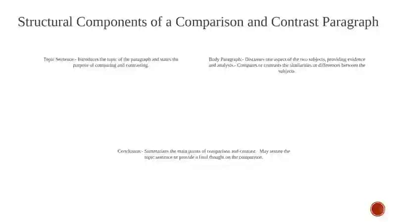 Comparison And Contrast Paragraphs 3
