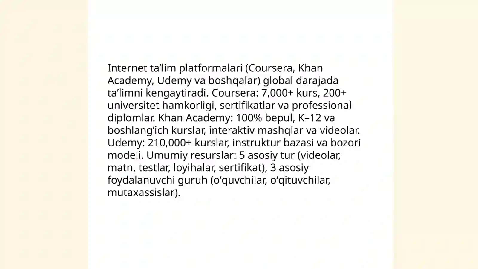 Ta'limda Internet Resurslaridan Foydalanish 3