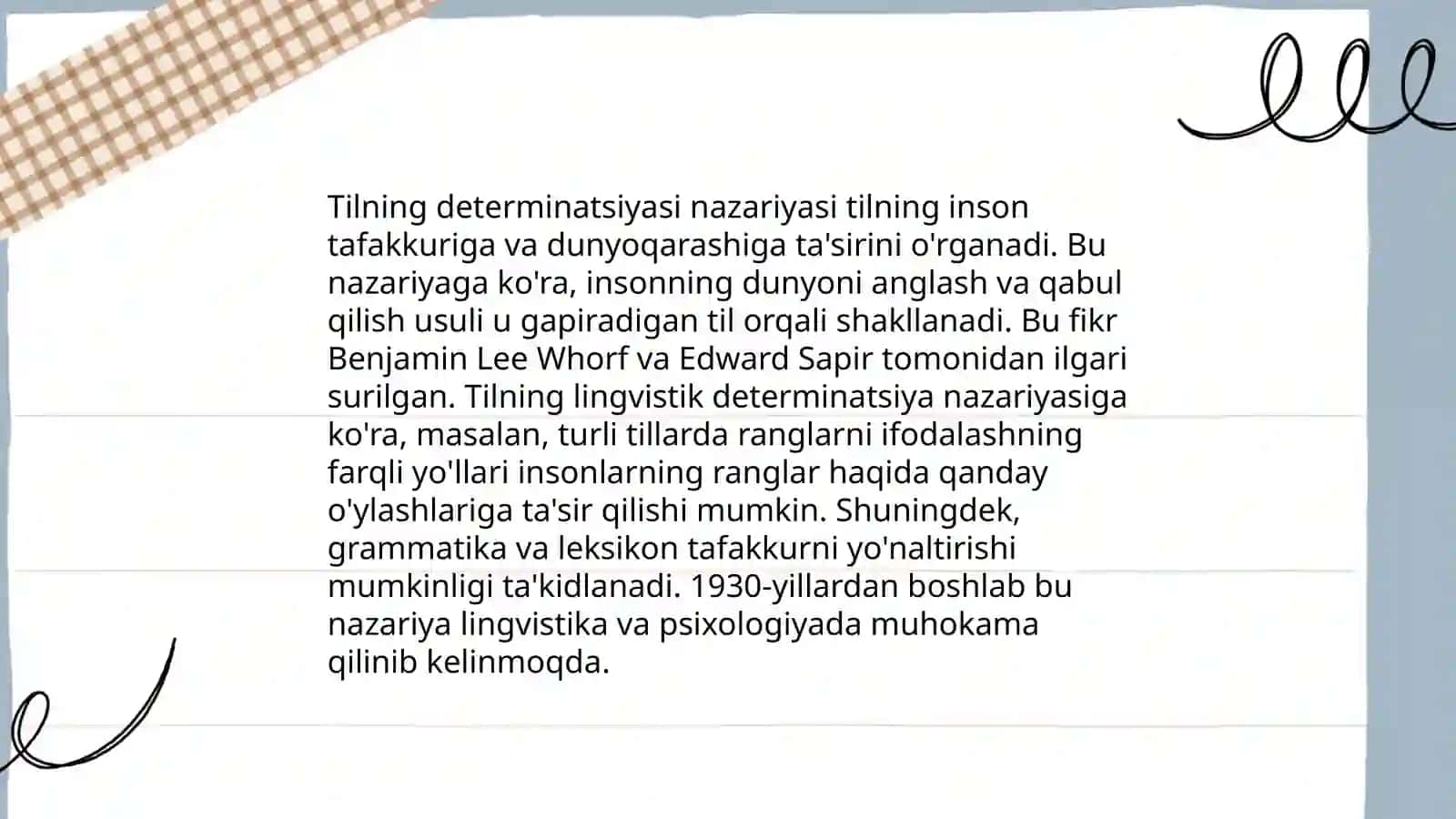 Olamning konseptual va lisoniy manzarasi 3