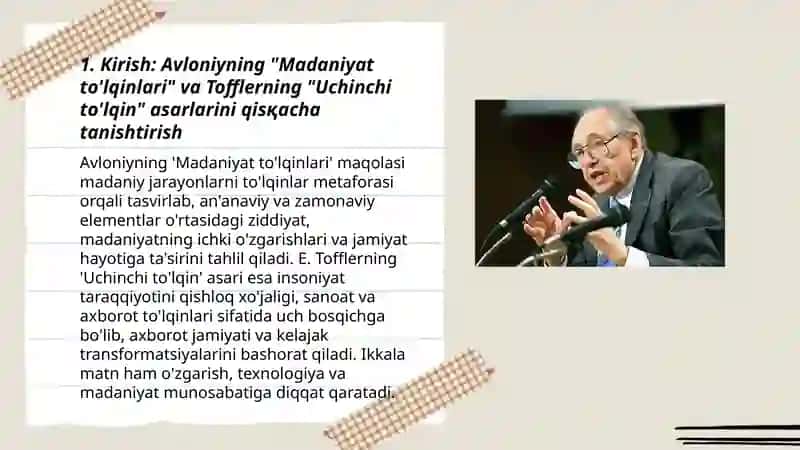Madaniyat to'lqinlari 3