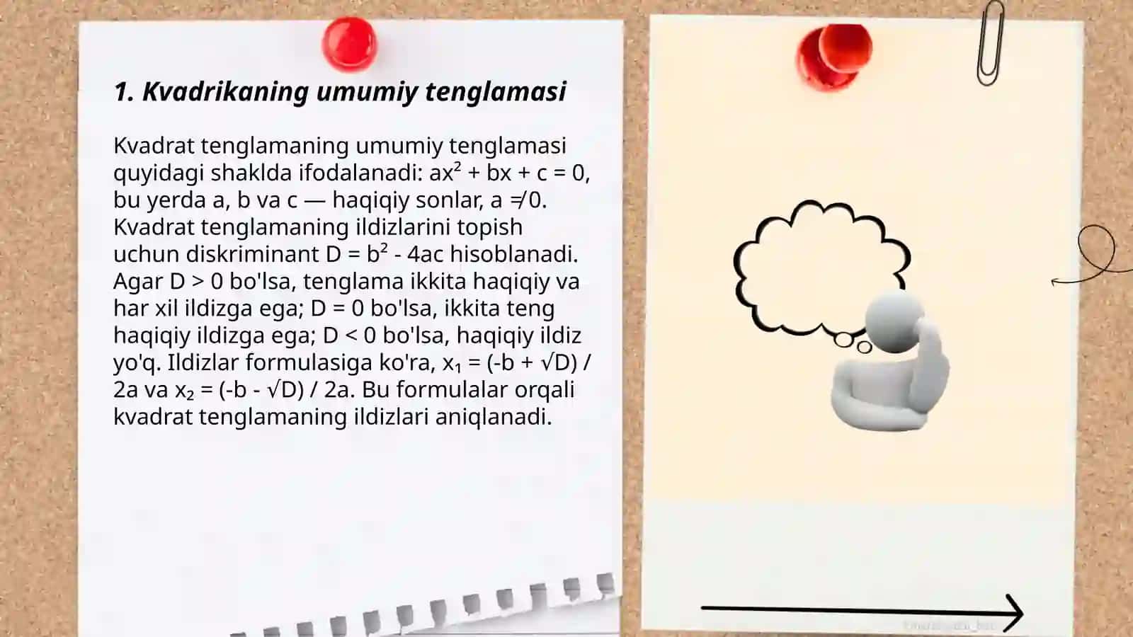Kvadrika markazi, diametrlari va asimptotalari 3