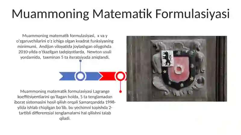 Muammoning matematik formulasiyasi 3