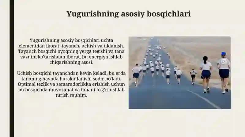 Yugurish texnikasi 3