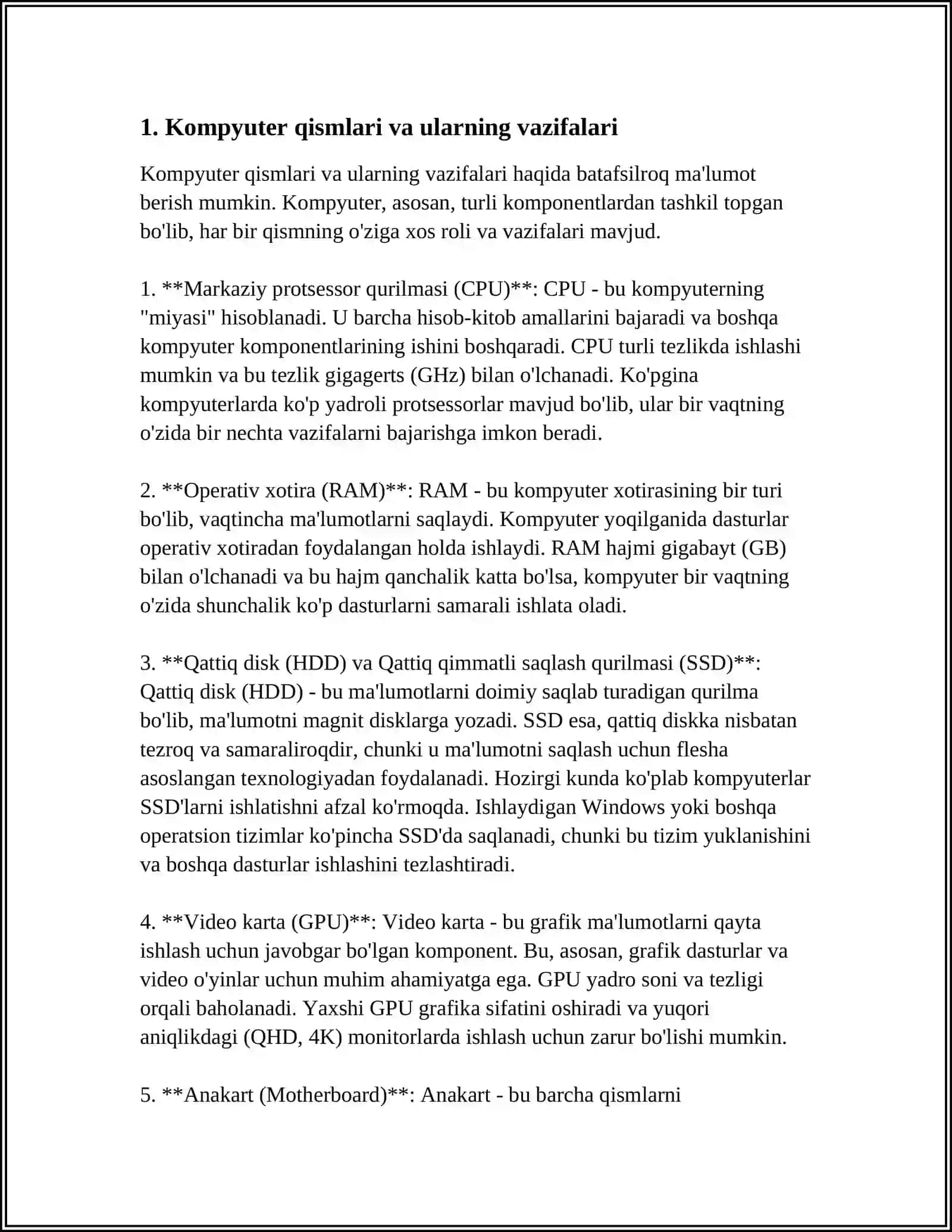 MENING KOMPYUTERIM 3