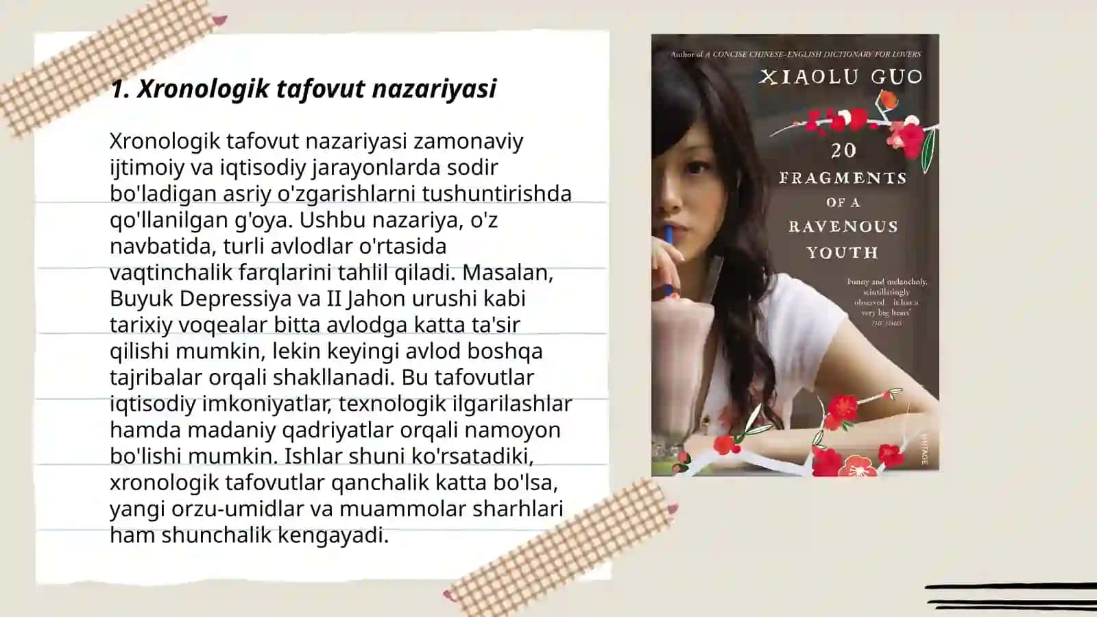 Gap bo'laklari nazariyasi 3