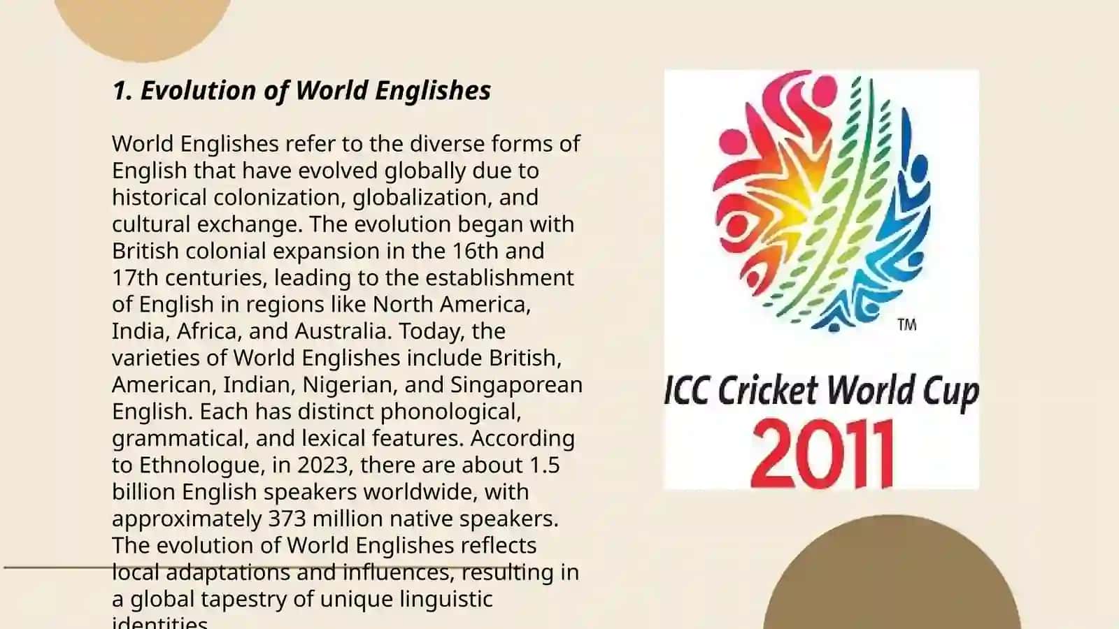 World englishes 3