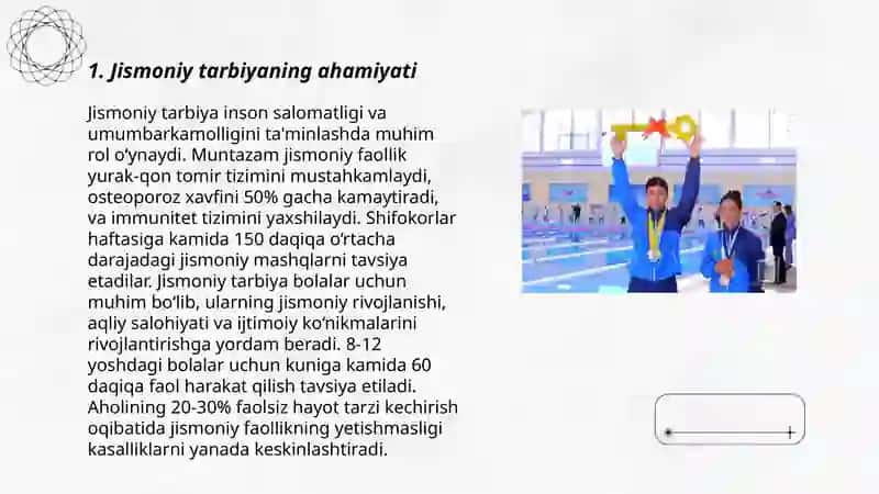 Jismoniy Tarbiya va Valeologiya 3
