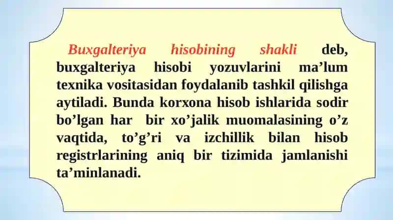 BUXGALTERIYA HISOBINING SHAKLLARI 3