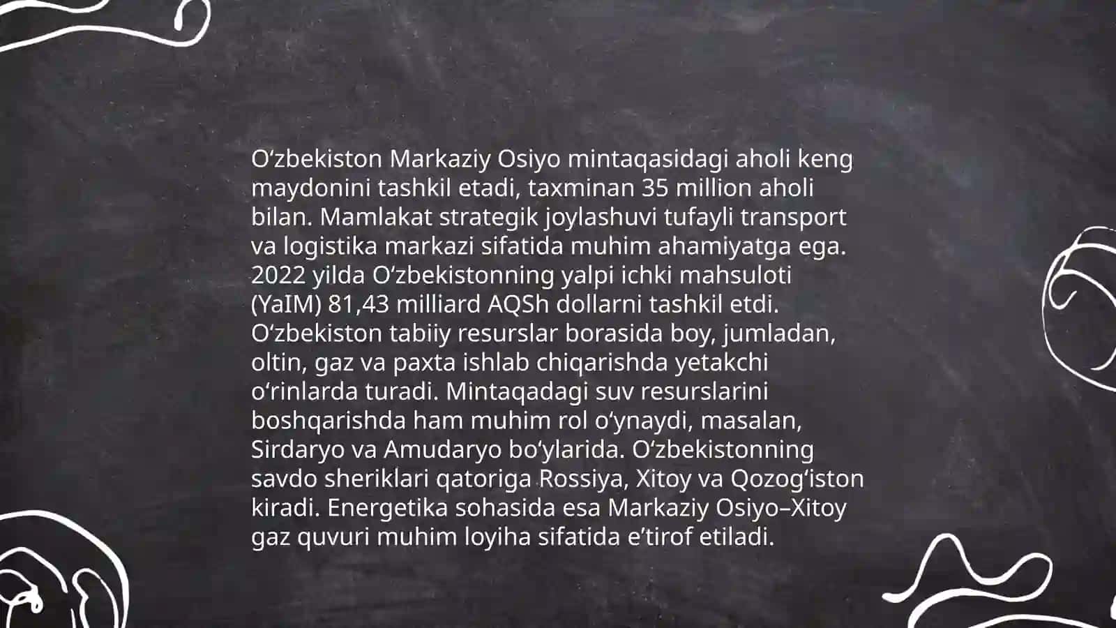 Oʻzbekistonning xalqaro aloqalar va jahon hamjamiyatidagi oʻrni 3