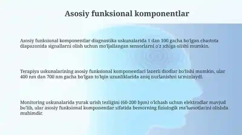 Tibbiy uskunalarining asosiy konstruktiv elementlari 3