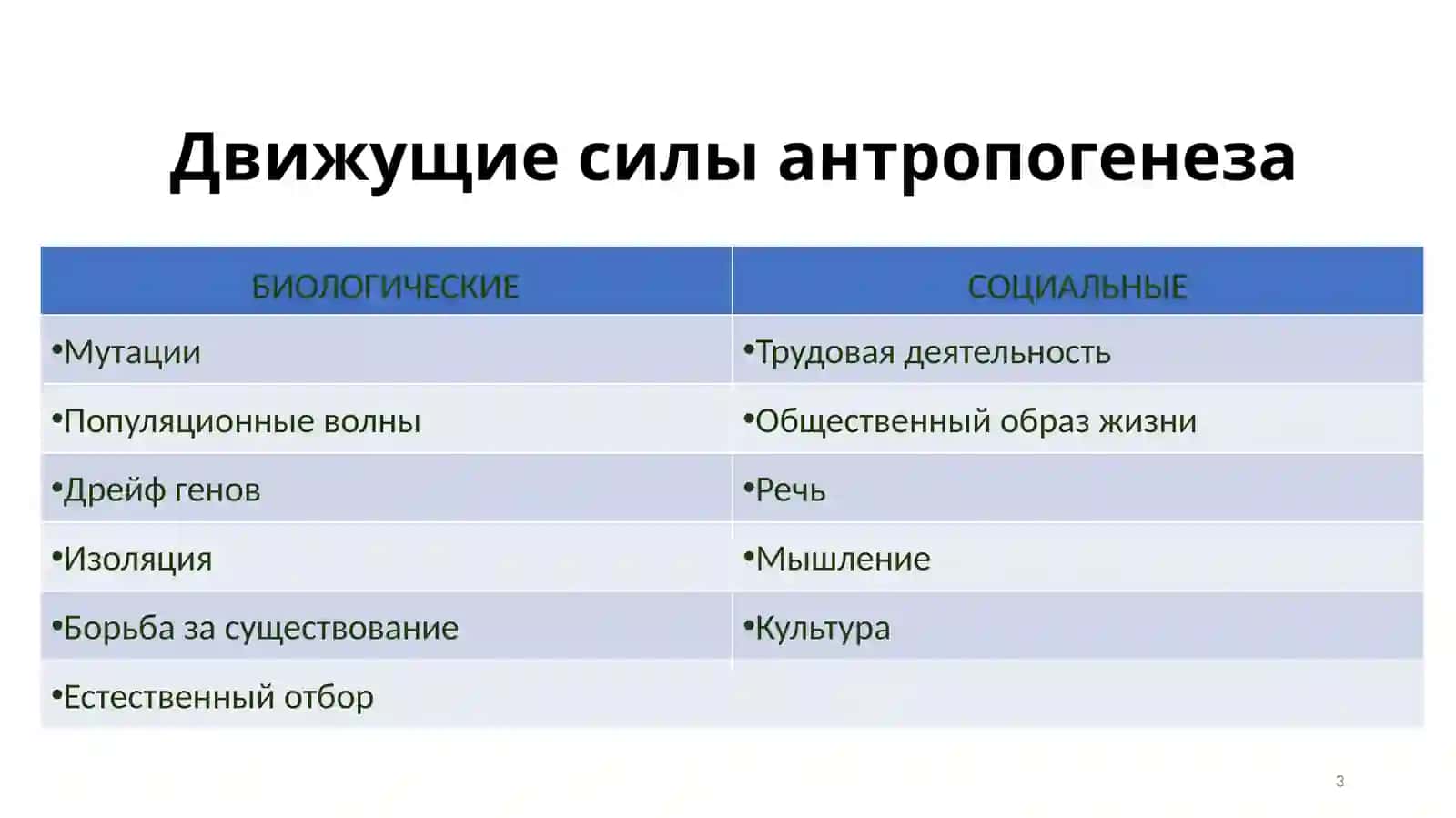 Происхождение и эволюция человека 3