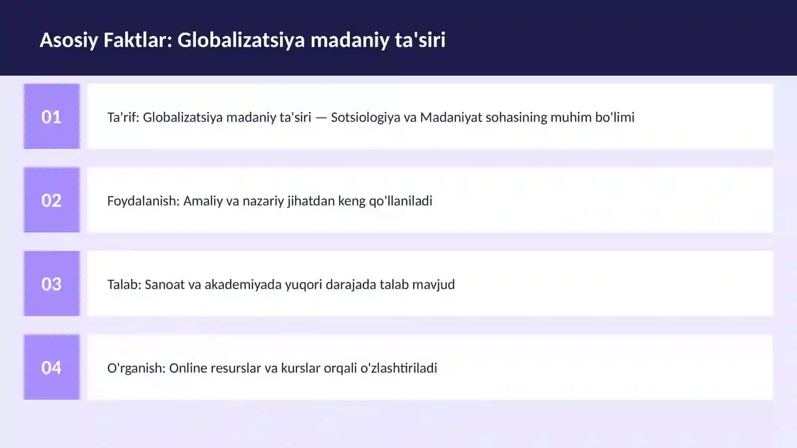 Globalizatsiya madaniy ta'siri 3