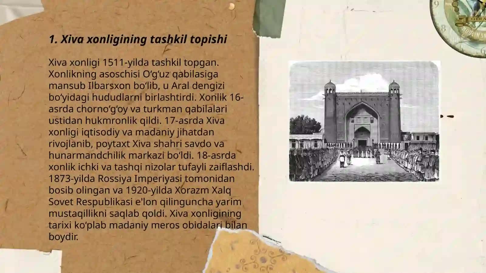XVI-XVII asrlarda Xiva xonligi 3