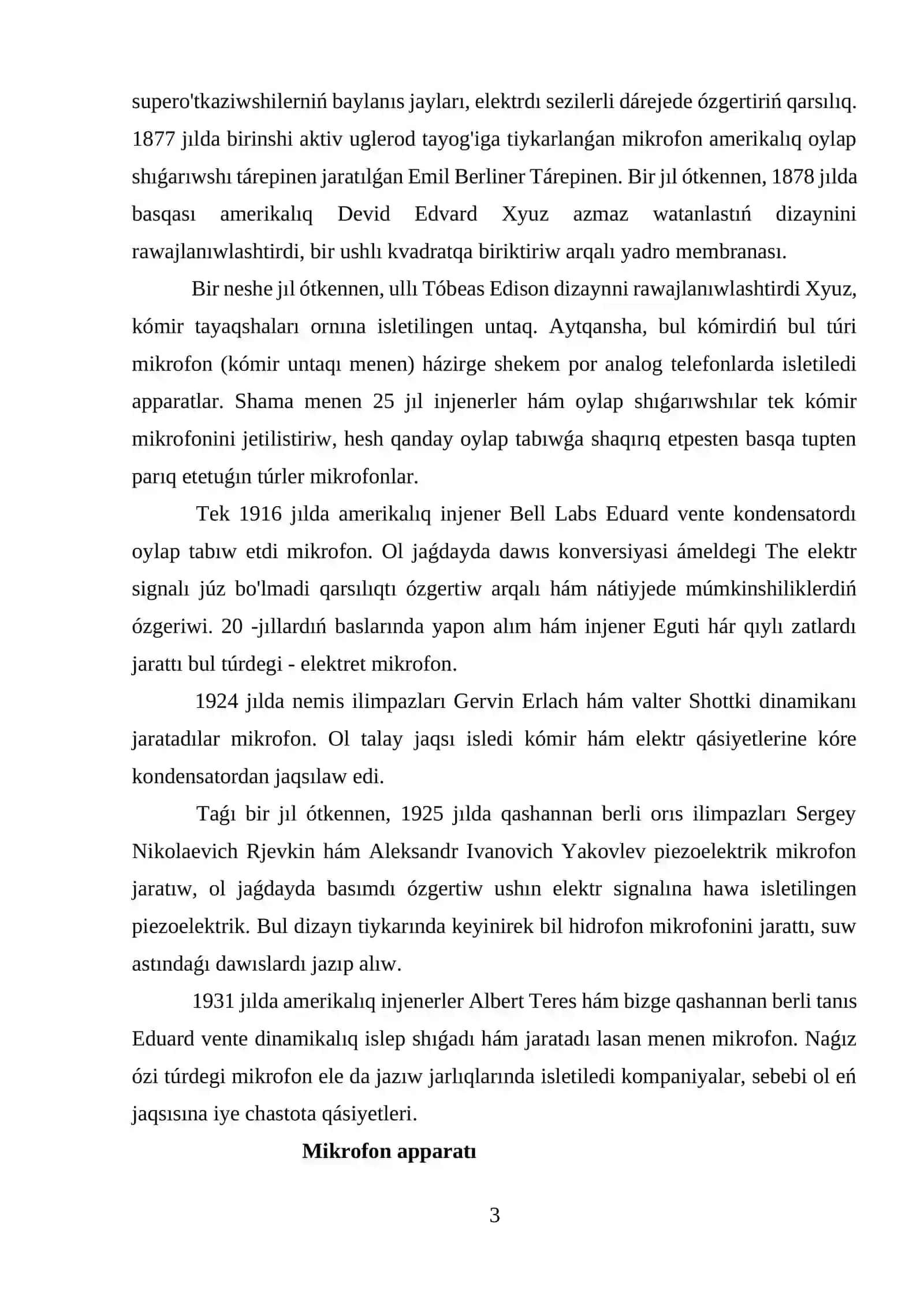 Ashıq hawa da isletiletuǵın mikrafonlar 3