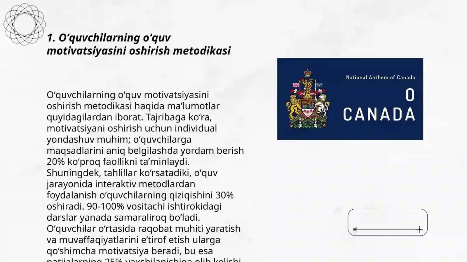 Oʻquvchilarni oʻrganish metodikasiga 3