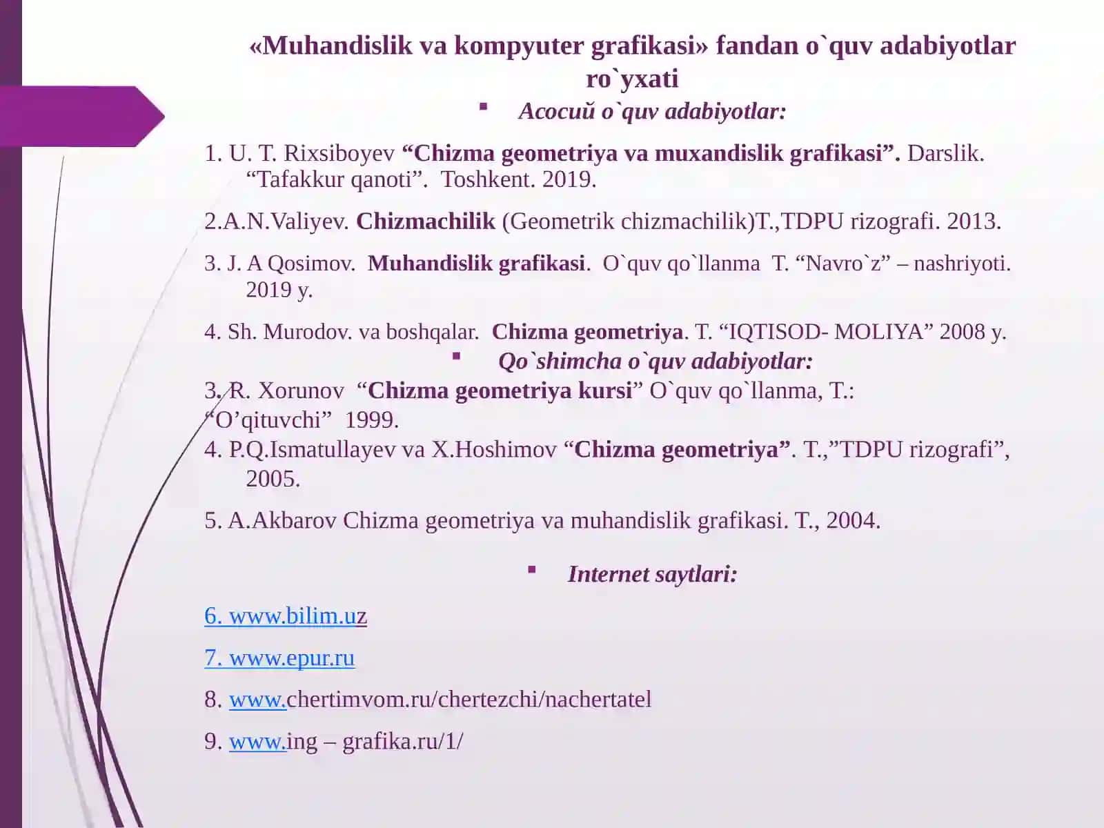 Tekislik va uning ortogonal proyeksiyalari 3