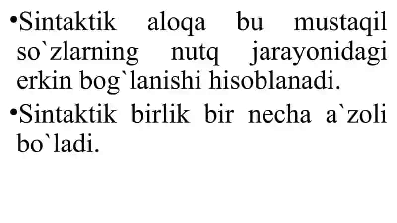 Sintaktik aloqaning turlari ( tobe va teng aloqa) 3