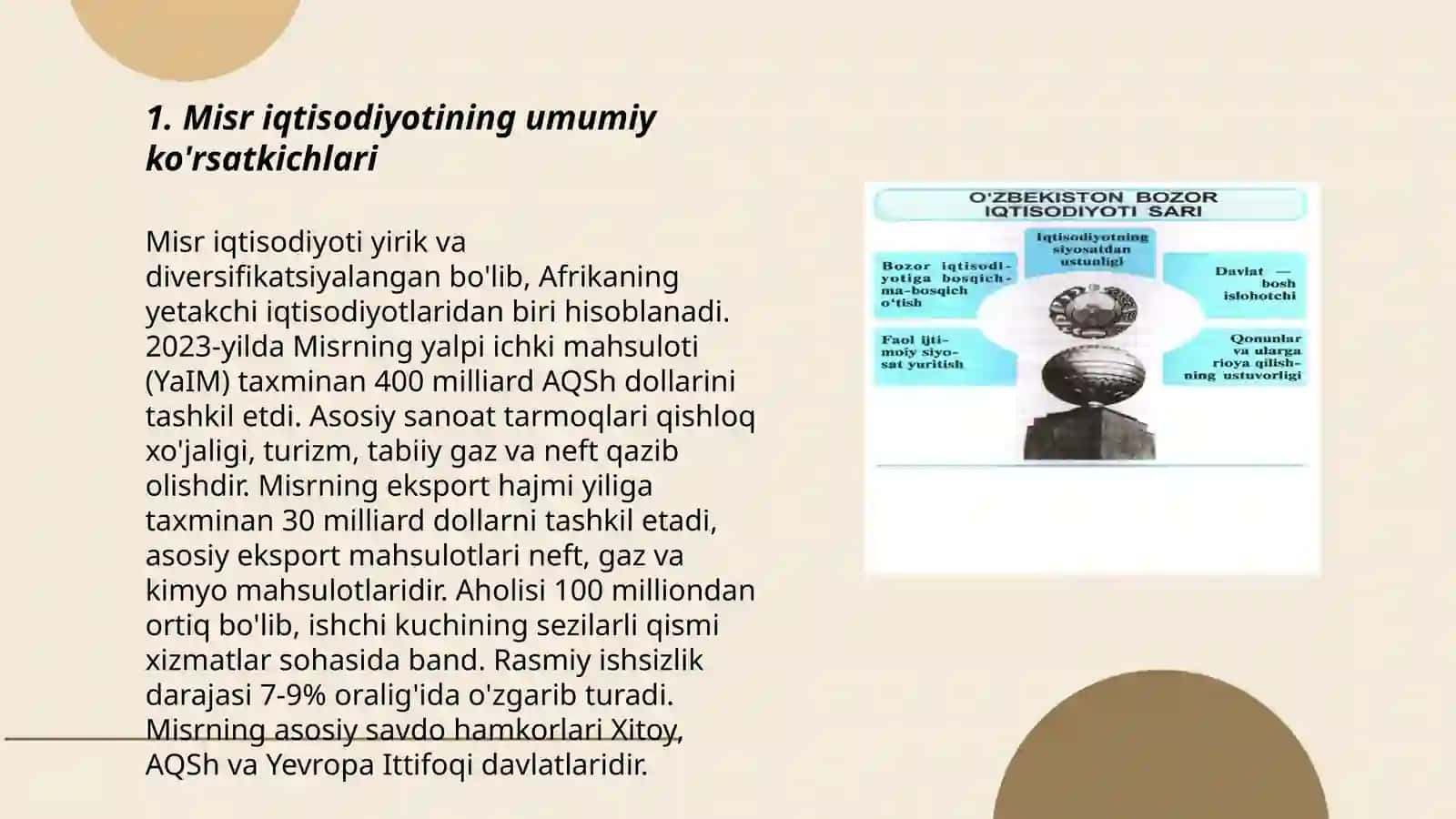 Misr iqtisodiyoti haqida malumot 3