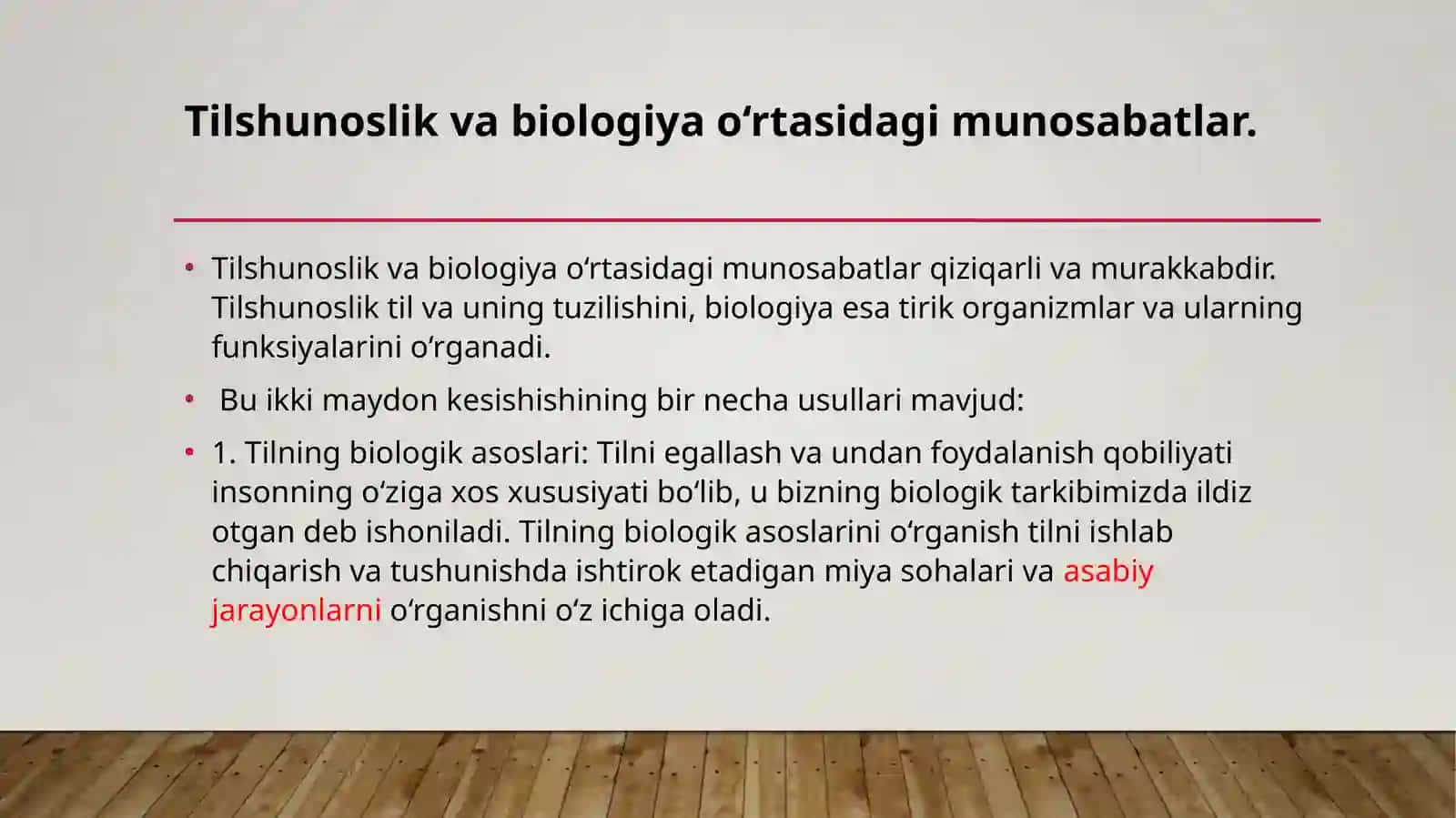 Tilshunoslik va  biologiyaning bog‘liqligi 3