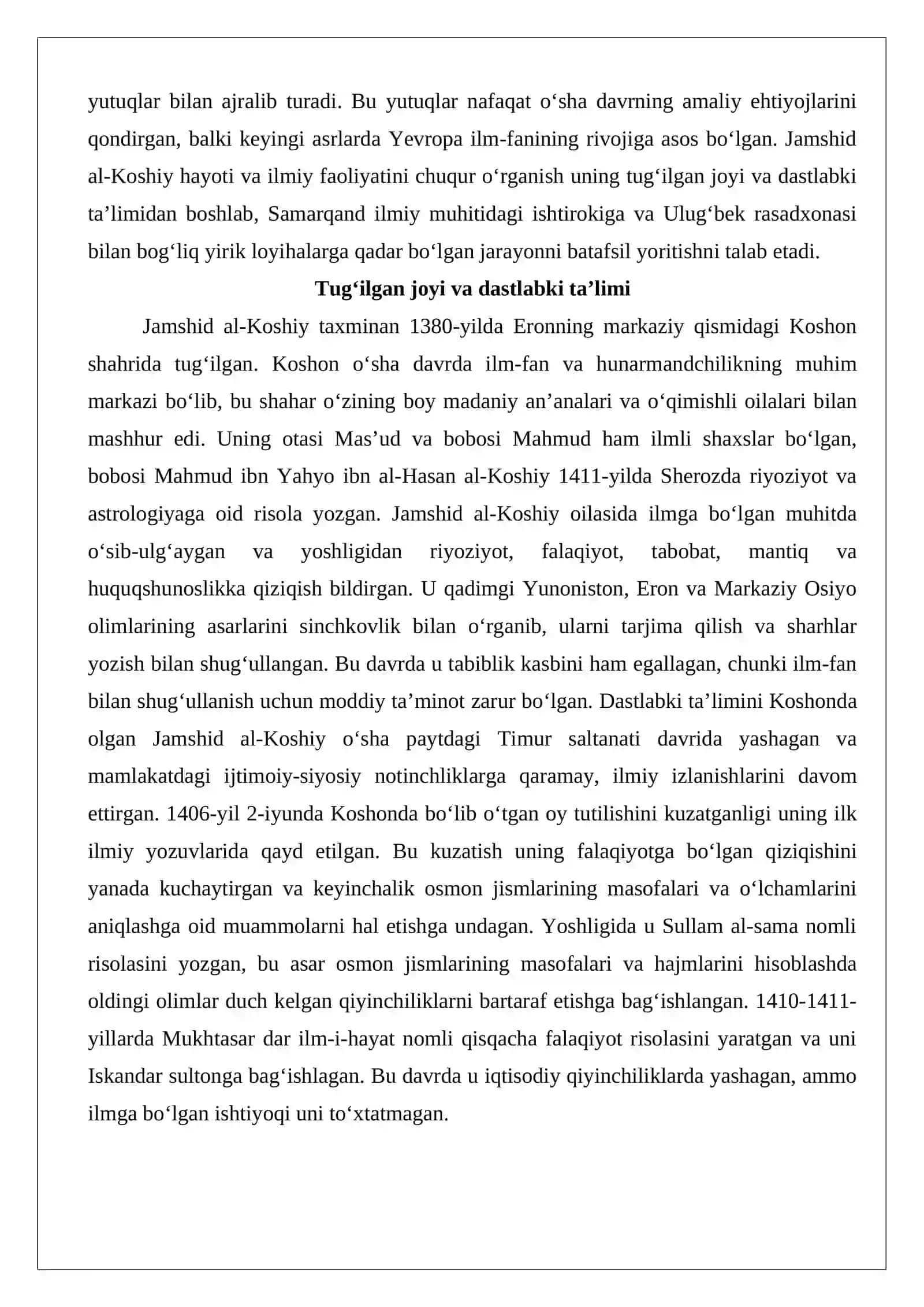 Jamshid al-Koshiy (vaf. 1430) 3