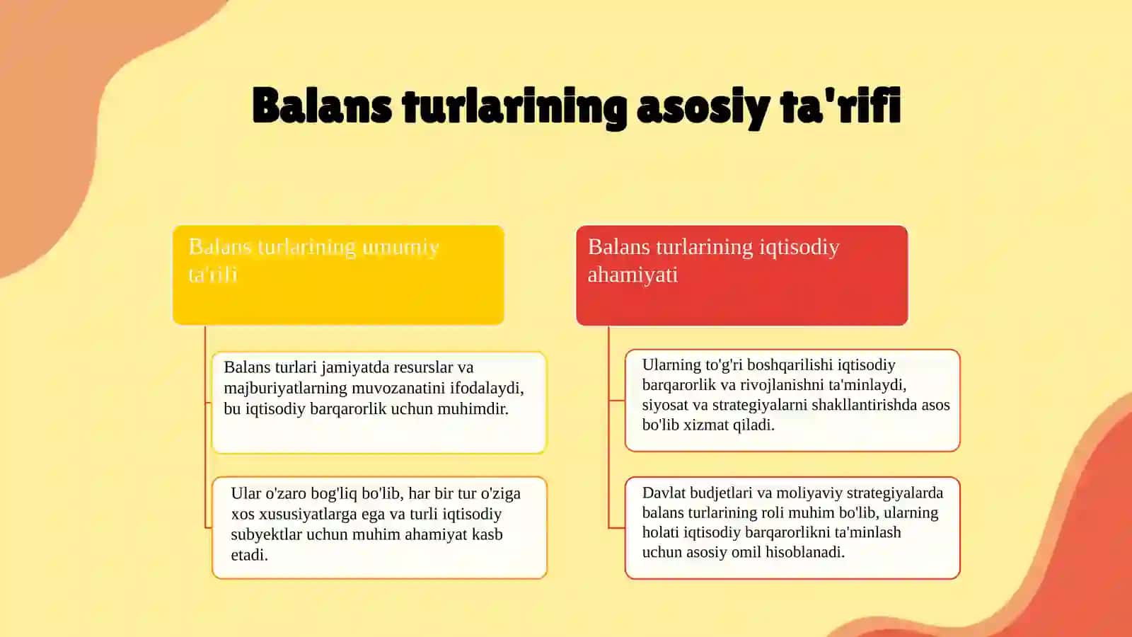 Balans turlarining iqtisodiy ahamiyati 3