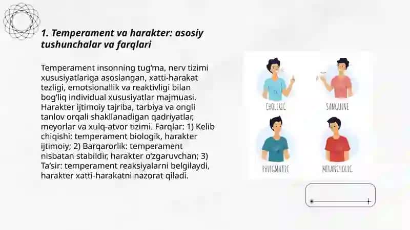 Temperament va harakter 3