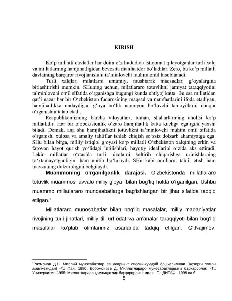MILLATLARARO TOTUVLIK VA JAMIYAT TARAQQIYOTI 3
