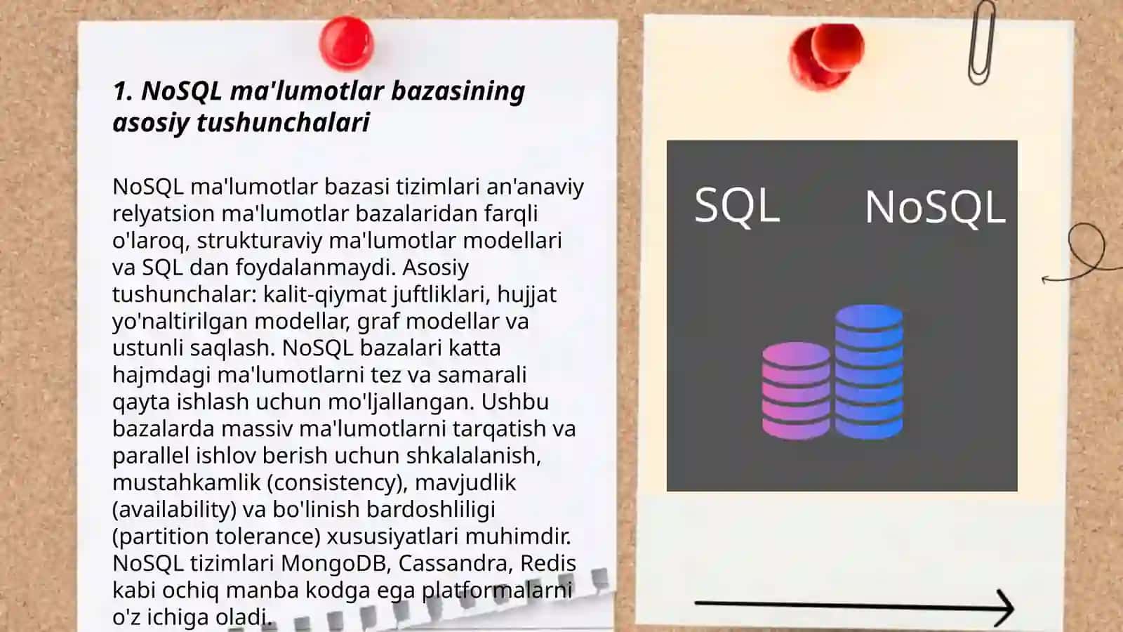 NoSQL ma'lumotlar bazasi 3