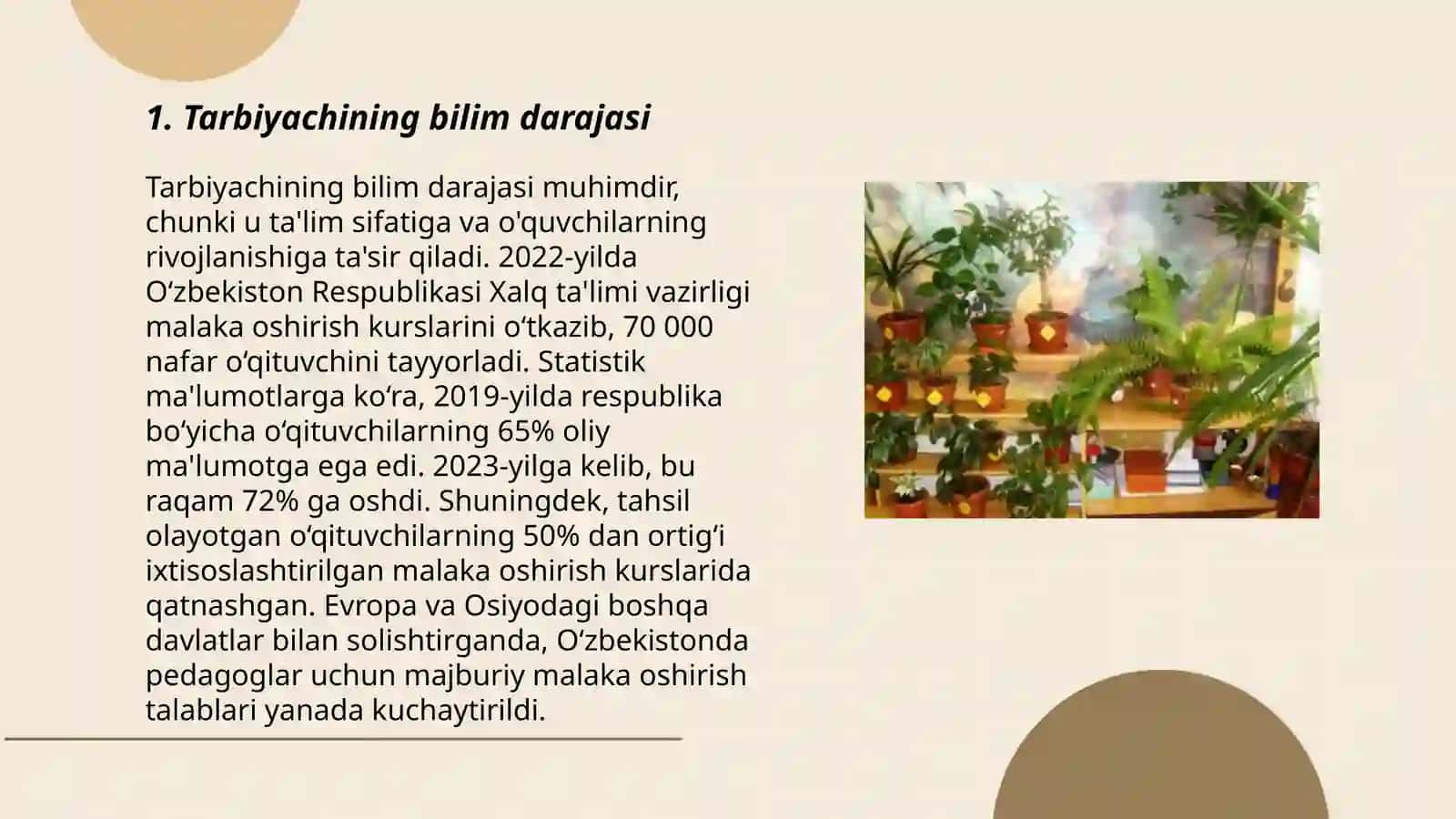Tarbiyachining tabiatga bo'lgan qiziqishi 3