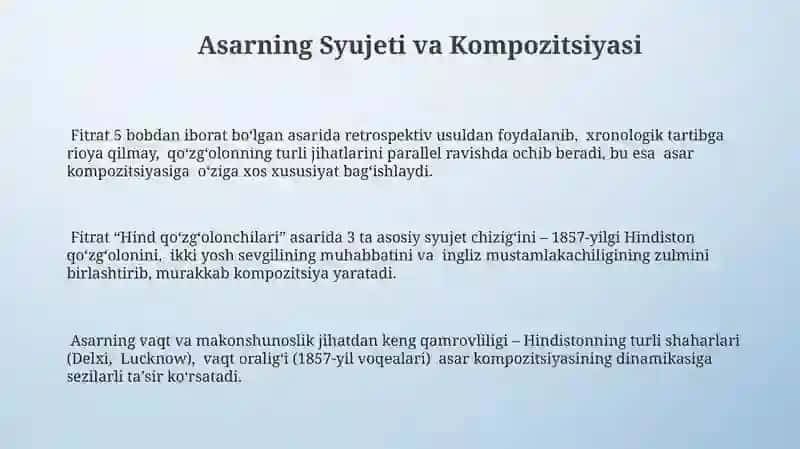 Abdurauf Fitratning "Hind ixtilochilari" asari tahlili 3
