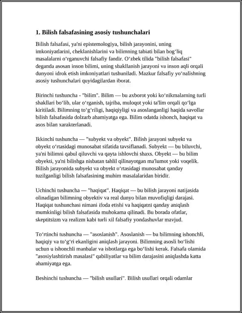 BILISH FALSAFASI 3
