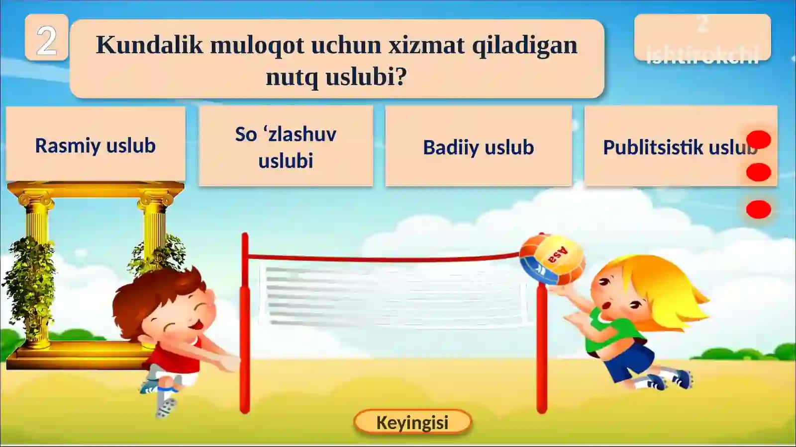 Nutq uslublari bo'yicha animatsiyali slayd 3