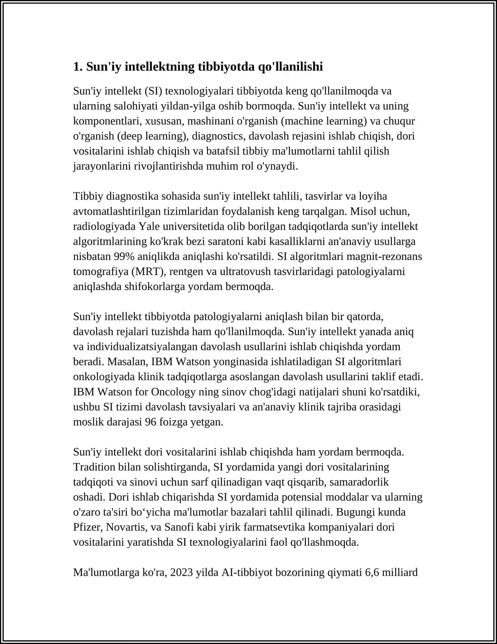 SUN'IY INTELEKTNING INSON HAYOTIDAGI O'RNI 3