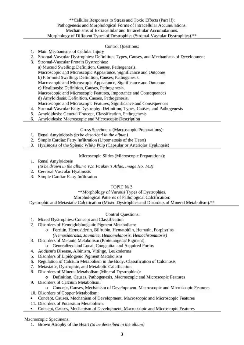 Introduction to Pathology 3