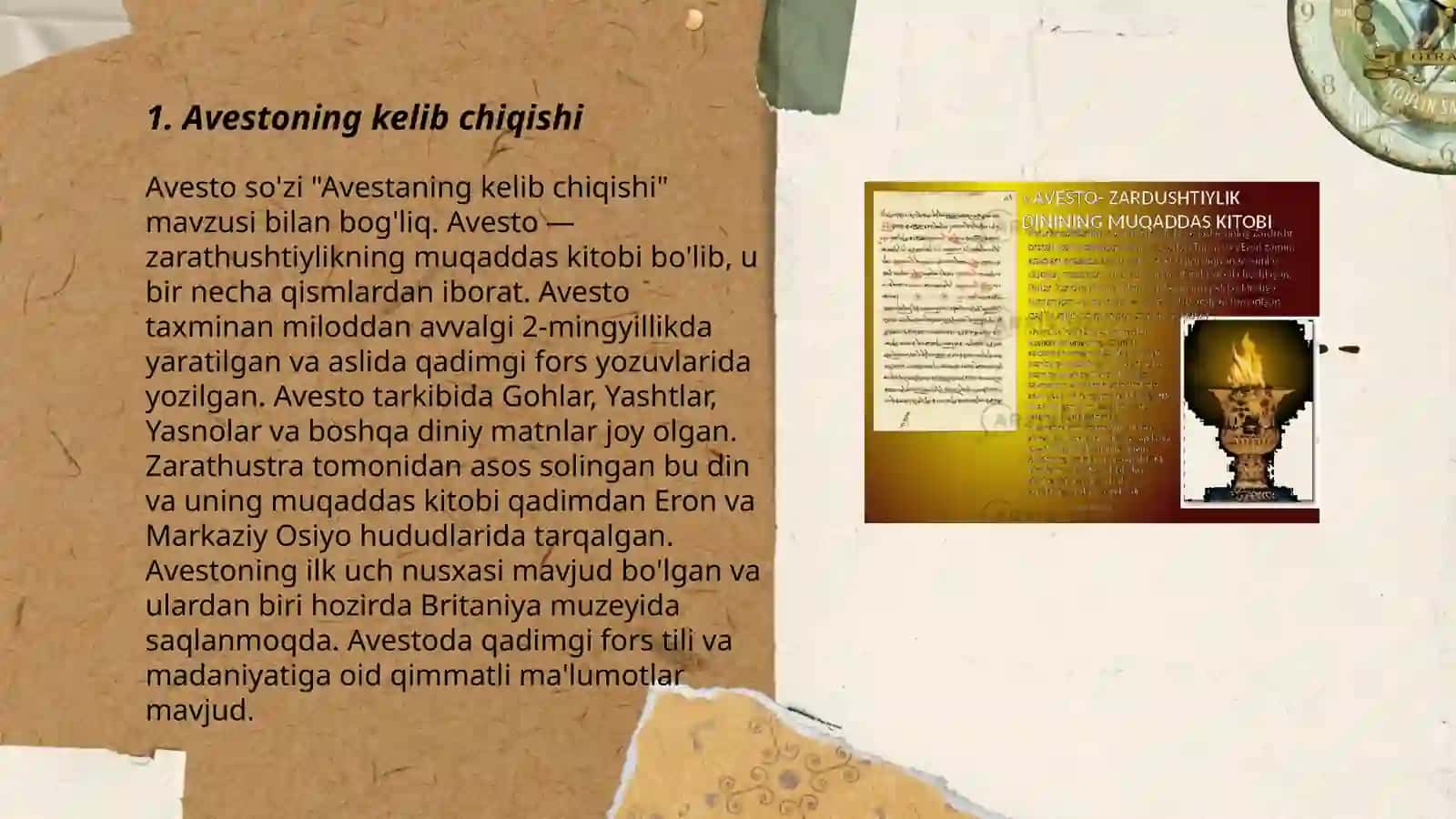 Avesto zardushtiylikning muqaddas manbasi 3