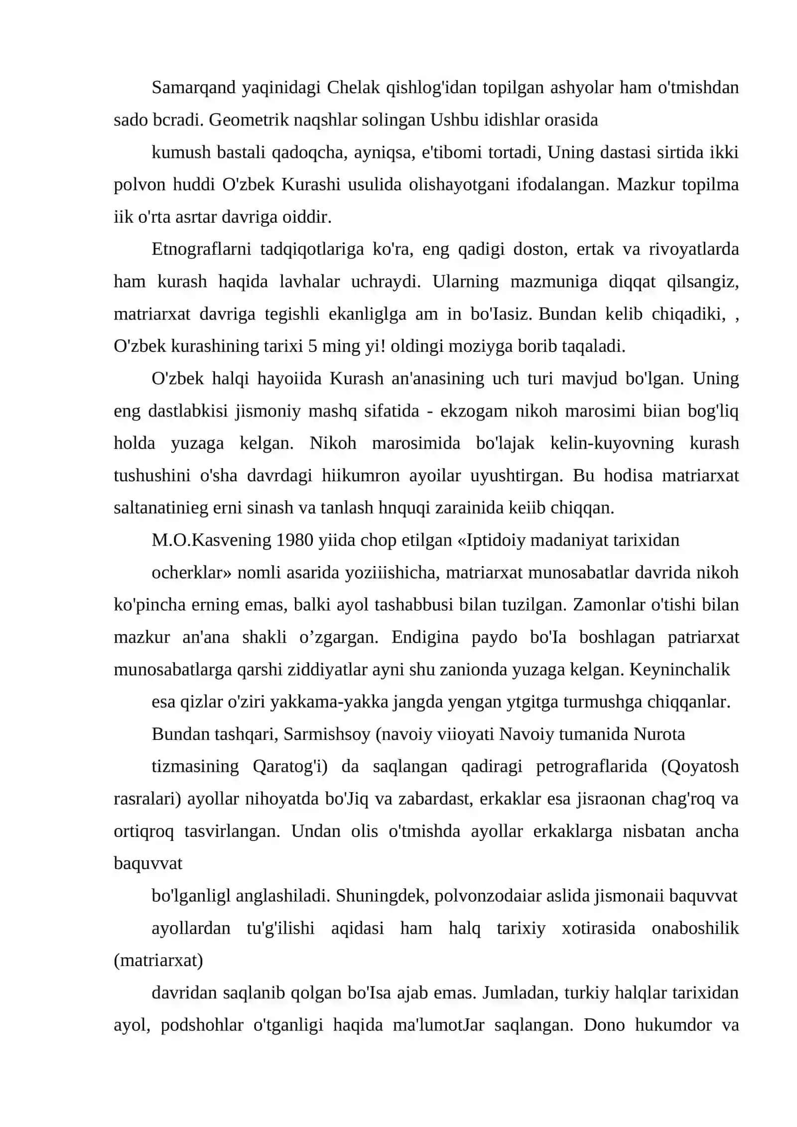 Belbog’li kurash va Milliy kurash 3